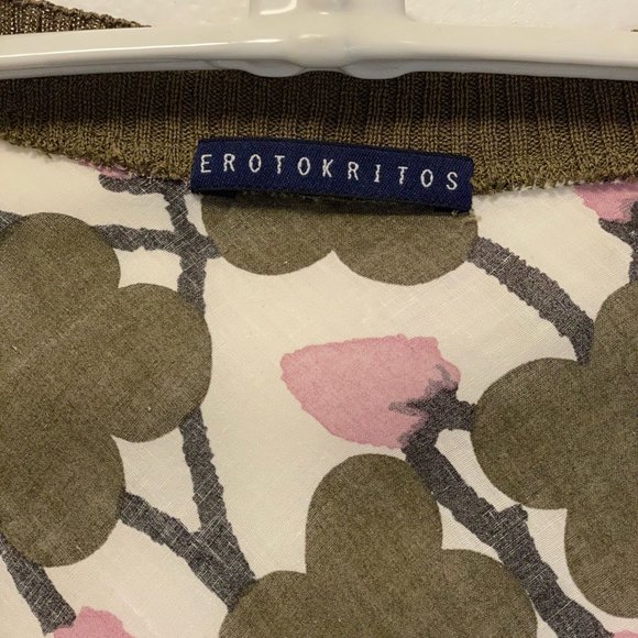 Erotokritos Wrap Top (NWOT) – Olive Size 1 - Picture 7 of 8